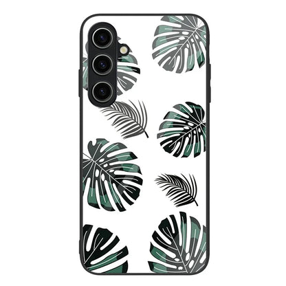 For Samsung Galaxy A05s 4G Case Pattern Printing Tempered Glass PC+TPU Shockproof Cover