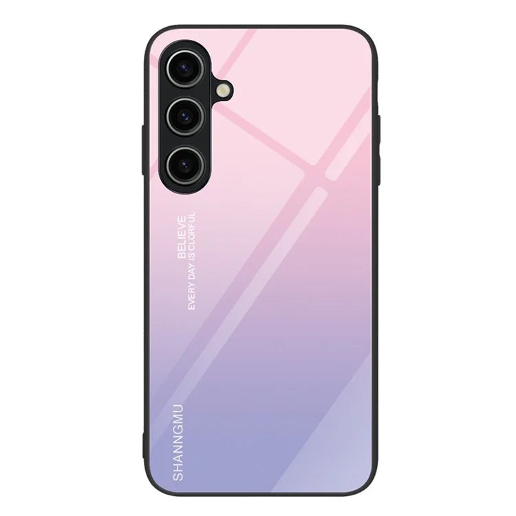 For Samsung Galaxy A05s 4G Case Pattern Printing Tempered Glass PC+TPU Shockproof Cover