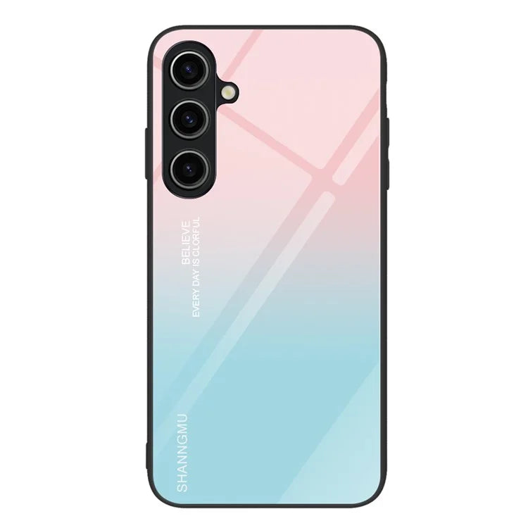 For Samsung Galaxy A05s 4G Case Pattern Printing Tempered Glass PC+TPU Shockproof Cover