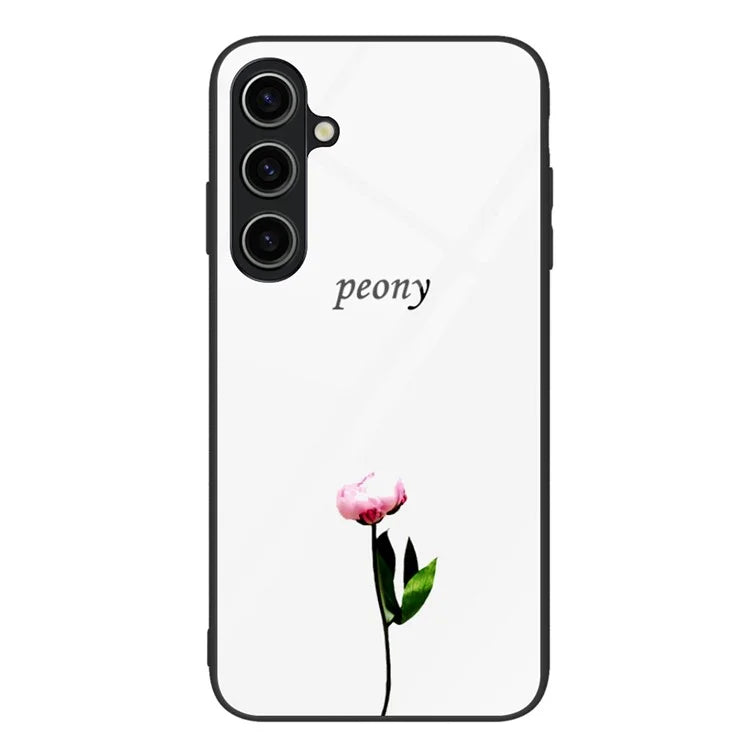 For Samsung Galaxy A05s 4G Case Pattern Printing Tempered Glass PC+TPU Shockproof Cover