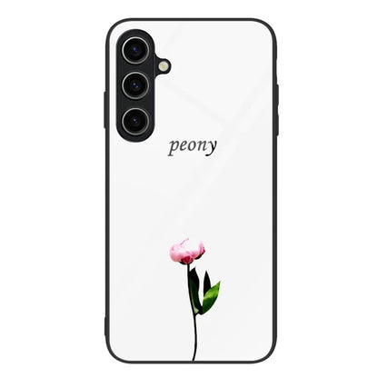 For Samsung Galaxy A05s 4G Case Pattern Printing Tempered Glass PC+TPU Shockproof Cover