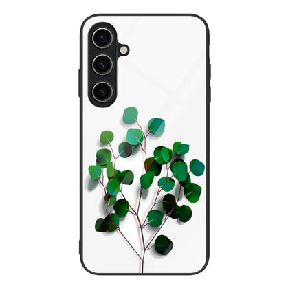 For Samsung Galaxy A05s 4G Case Pattern Printing Tempered Glass PC+TPU Shockproof Cover