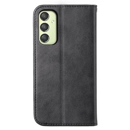 For Samsung Galaxy A25 5G (Global) (161.0 x 76.5 x 8.3mm) Case Calf Texture Imprinted Rhombus Pattern Phone Cover