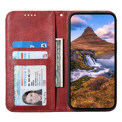 For Samsung Galaxy A25 5G (Global) (161.0 x 76.5 x 8.3mm) Case Calf Texture Imprinted Rhombus Pattern Phone Cover
