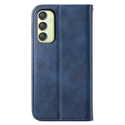 For Samsung Galaxy A25 5G (Global) (161.0 x 76.5 x 8.3mm) Case Calf Texture Imprinted Rhombus Pattern Phone Cover