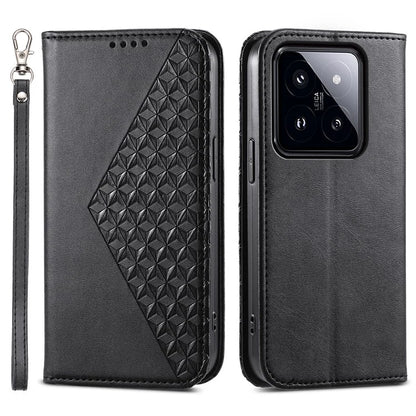 For Xiaomi 14 Pro Case PU Leather Magnetic Auto Closing Wallet Phone Cover