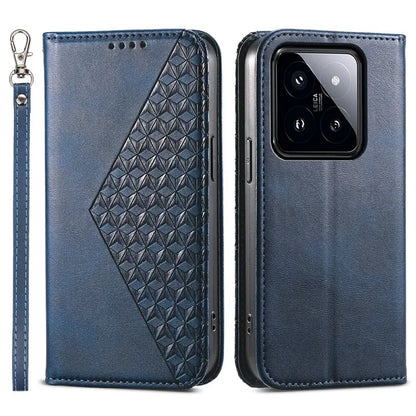 For Xiaomi 14 Pro Case PU Leather Magnetic Auto Closing Wallet Phone Cover