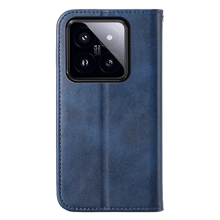 For Xiaomi 14 Pro Case PU Leather Magnetic Auto Closing Wallet Phone Cover