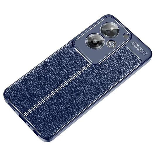 For Oppo A79 5G / A2 5G Case Shock Absorbing Litchi Texture TPU Phone Cover