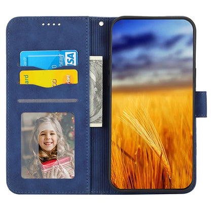 DIERFENG DF-03 For Samsung Galaxy S24 Ultra Case Imprinted Stand PU Leather Phone Protector