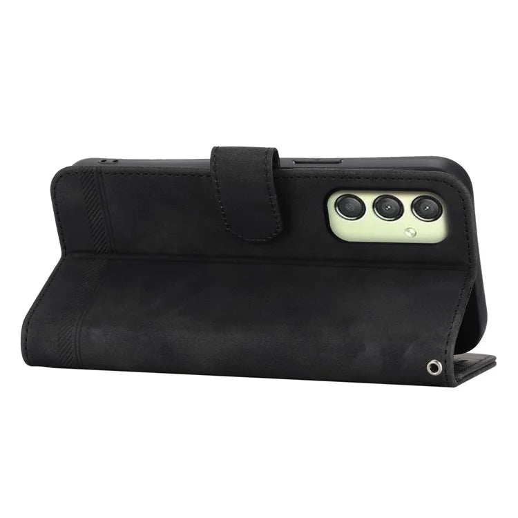 DIERFENG DF-03 For Samsung Galaxy A25 5G (Global) (161.0 x 76.5 x 8.3mm) Case Imprinted Magnetic Phone Stand Cover