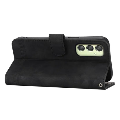 DIERFENG DF-03 For Samsung Galaxy A25 5G (Global) (161.0 x 76.5 x 8.3mm) Case Imprinted Magnetic Phone Stand Cover