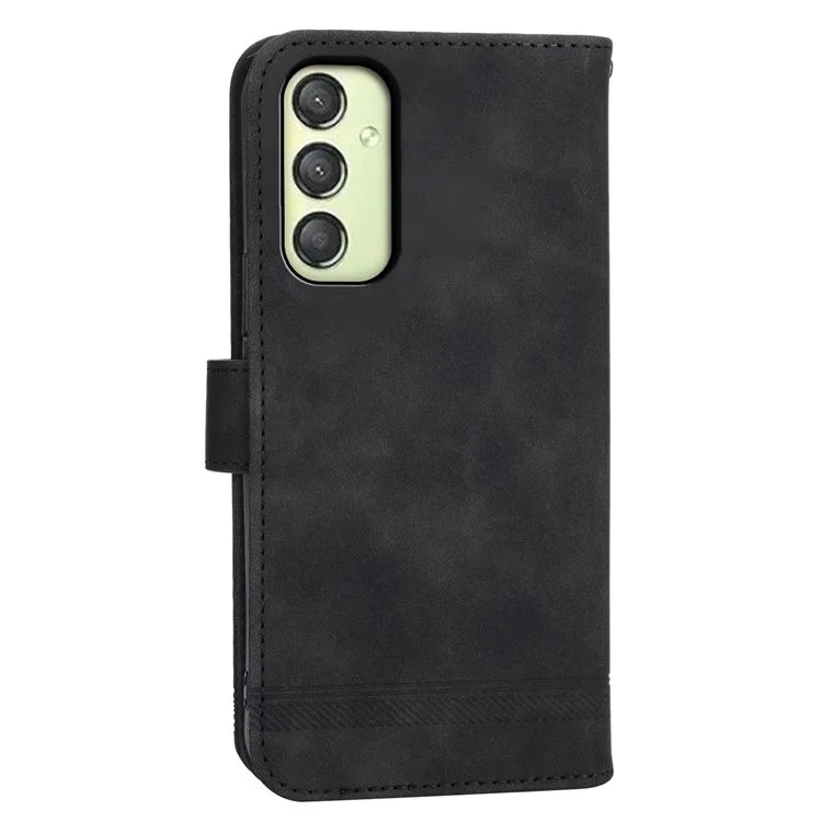DIERFENG DF-03 For Samsung Galaxy A25 5G (Global) (161.0 x 76.5 x 8.3mm) Case Imprinted Magnetic Phone Stand Cover