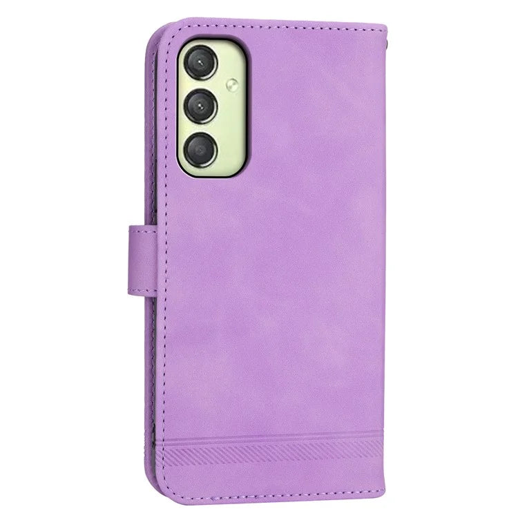 DIERFENG DF-03 For Samsung Galaxy A25 5G (Global) (161.0 x 76.5 x 8.3mm) Case Imprinted Magnetic Phone Stand Cover