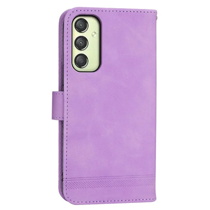 DIERFENG DF-03 For Samsung Galaxy A25 5G (Global) (161.0 x 76.5 x 8.3mm) Case Imprinted Magnetic Phone Stand Cover