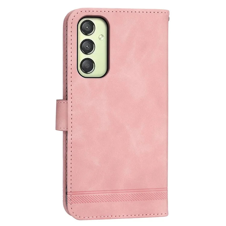 DIERFENG DF-03 For Samsung Galaxy A25 5G (Global) (161.0 x 76.5 x 8.3mm) Case Imprinted Magnetic Phone Stand Cover