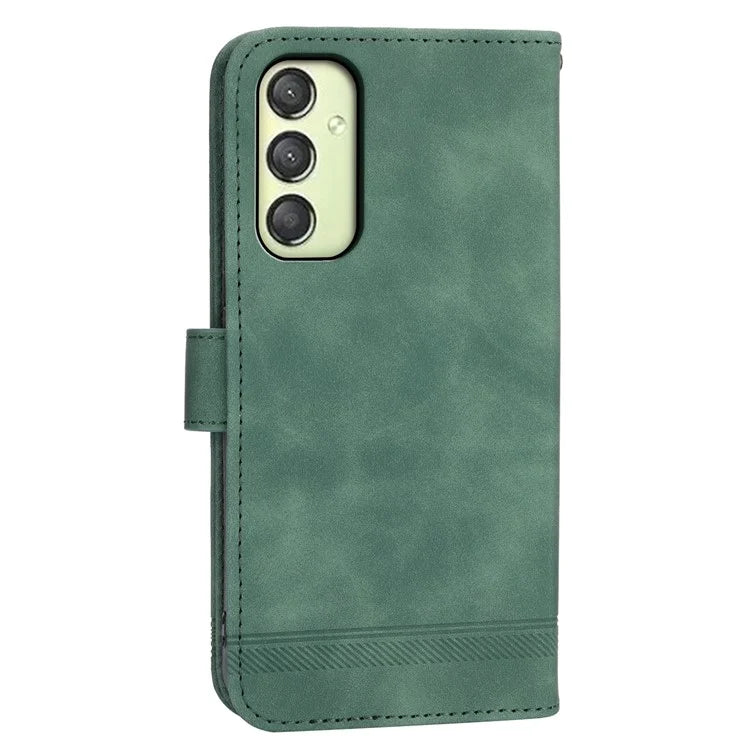 DIERFENG DF-03 For Samsung Galaxy A25 5G (Global) (161.0 x 76.5 x 8.3mm) Case Imprinted Magnetic Phone Stand Cover