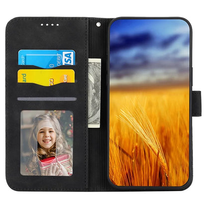 DIERFENG DF-03 For Samsung Galaxy S24 Case Imprinted Stand Phone Cover with Wrist Strap