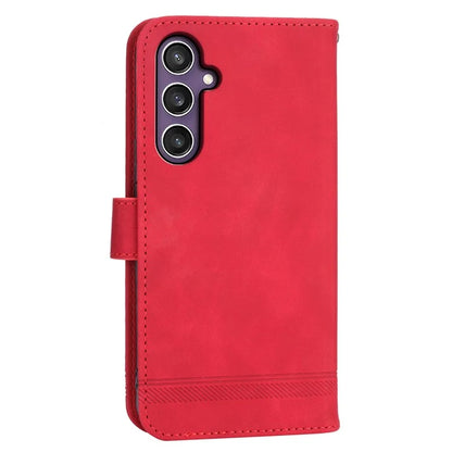 DIERFENG DF-03 For Samsung Galaxy S24 Case Imprinted Stand Phone Cover with Wrist Strap