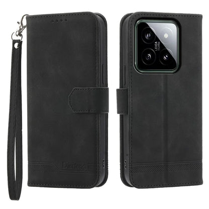 DIERFENG DF-03 For Xiaomi 14 Case Imprinted Magnetic Clasp Phone Protector