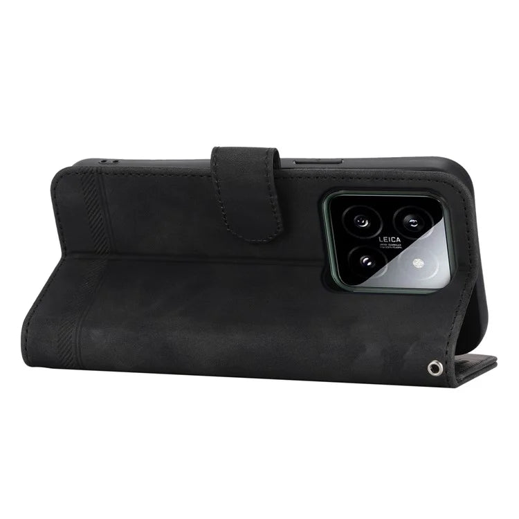 DIERFENG DF-03 For Xiaomi 14 Case Imprinted Magnetic Clasp Phone Protector