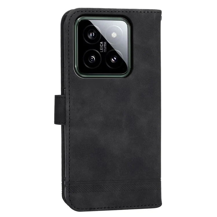 DIERFENG DF-03 For Xiaomi 14 Case Imprinted Magnetic Clasp Phone Protector
