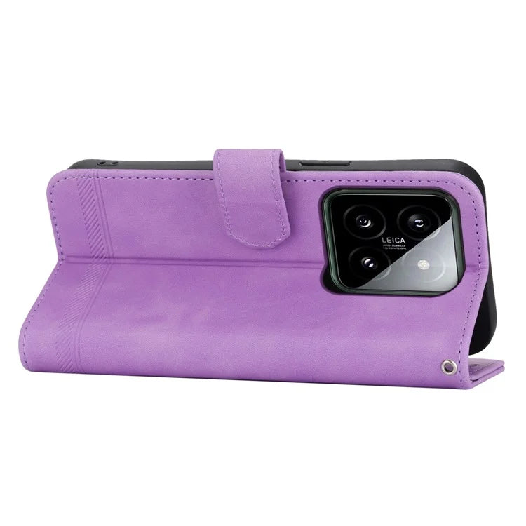 DIERFENG DF-03 For Xiaomi 14 Case Imprinted Magnetic Clasp Phone Protector