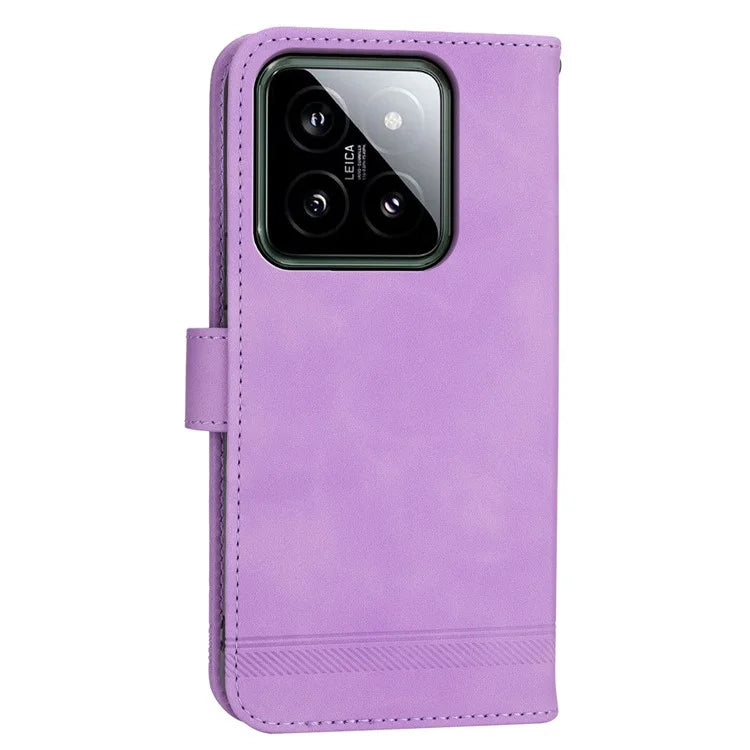 DIERFENG DF-03 For Xiaomi 14 Case Imprinted Magnetic Clasp Phone Protector
