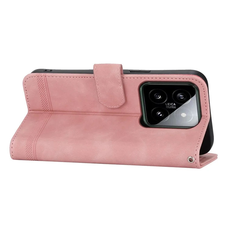 DIERFENG DF-03 For Xiaomi 14 Case Imprinted Magnetic Clasp Phone Protector