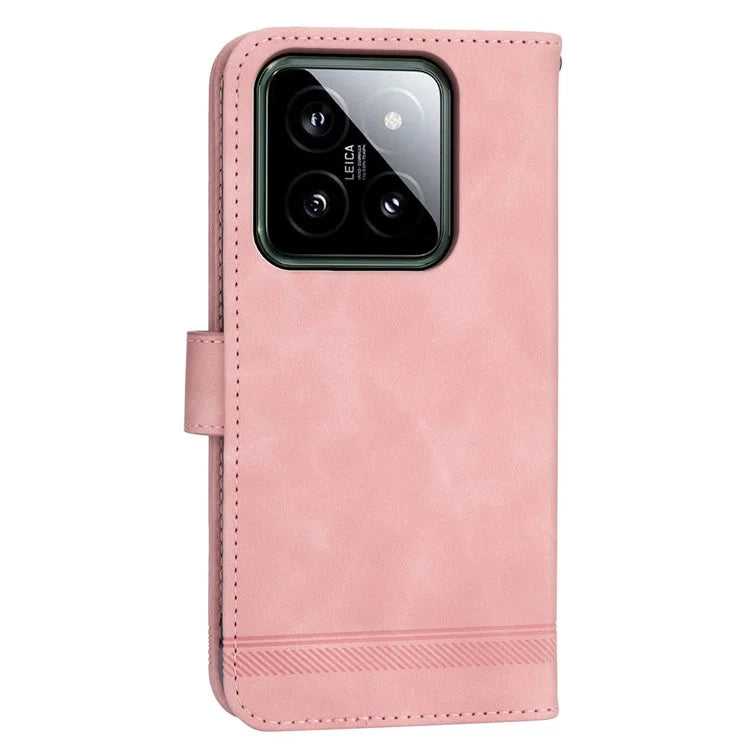 DIERFENG DF-03 For Xiaomi 14 Case Imprinted Magnetic Clasp Phone Protector