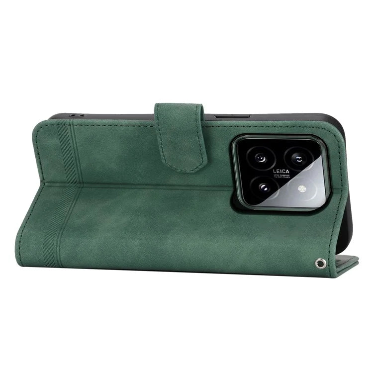 DIERFENG DF-03 For Xiaomi 14 Case Imprinted Magnetic Clasp Phone Protector