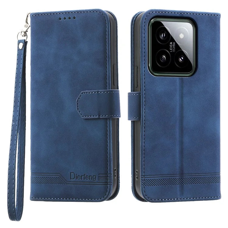 DIERFENG DF-03 For Xiaomi 14 Case Imprinted Magnetic Clasp Phone Protector