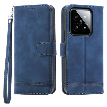 DIERFENG DF-03 For Xiaomi 14 Case Imprinted Magnetic Clasp Phone Protector