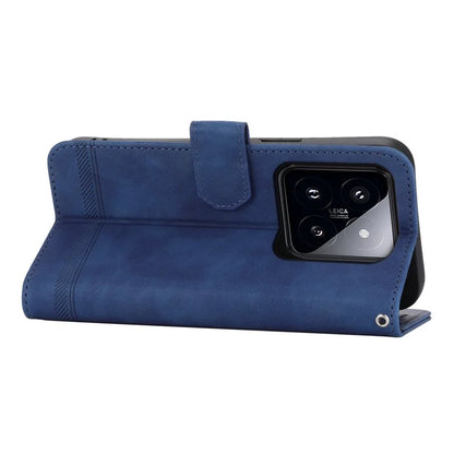 DIERFENG DF-03 For Xiaomi 14 Pro Case Scratch-resistant PU Leather Phone Stand Cover