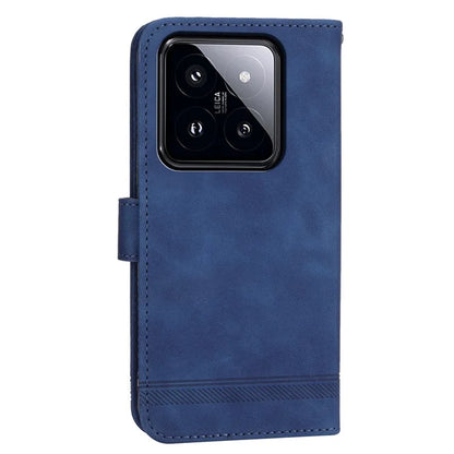 DIERFENG DF-03 For Xiaomi 14 Pro Case Scratch-resistant PU Leather Phone Stand Cover