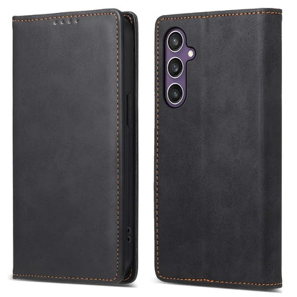 DF-05 For Samsung Galaxy S24+ Cell Phone Case RFID Blocking PU Leather Cover