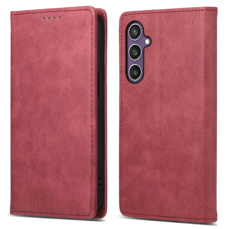 DF-05 For Samsung Galaxy S24+ Cell Phone Case RFID Blocking PU Leather Cover