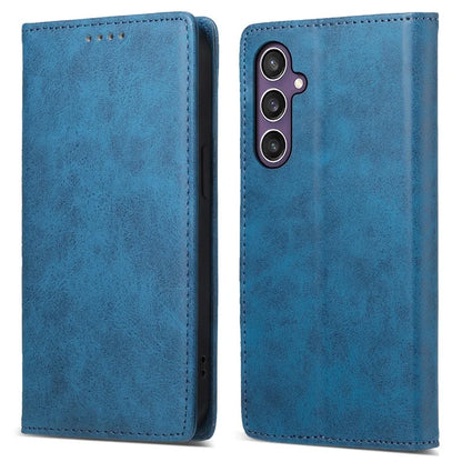 DF-05 For Samsung Galaxy S24+ Cell Phone Case RFID Blocking PU Leather Cover