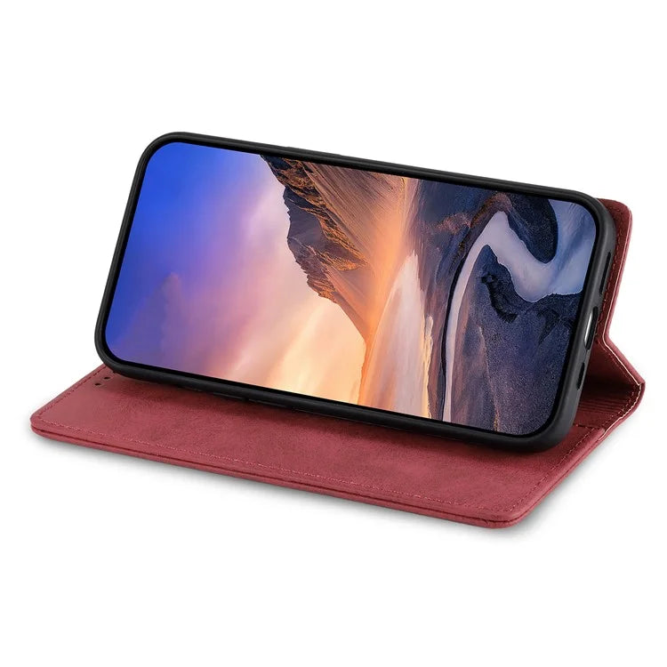 DF-05 For Samsung Galaxy A25 5G (Global) (161.0 x 76.5 x 8.3mm) Cell Phone Case RFID Blocking PU Leather Stand Cover