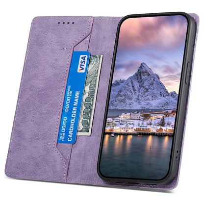 DF-05 For Samsung Galaxy A25 5G (Global) (161.0 x 76.5 x 8.3mm) Cell Phone Case RFID Blocking PU Leather Stand Cover