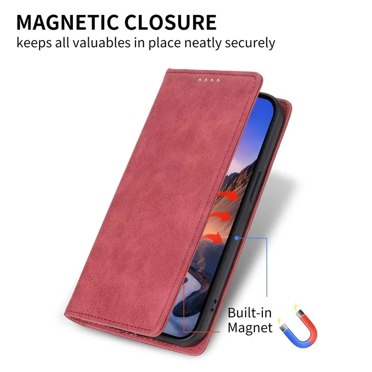 DF-05 For Samsung Galaxy S24 Cell Phone Case RFID Blocking PU Leather Cover with Wallet