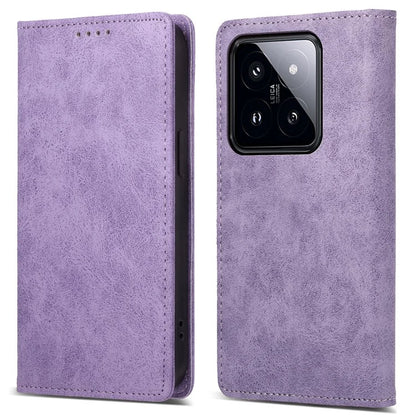 DF-05 For Xiaomi 14 Pro Phone Case RFID Blocking Wallet PU Leather Mobile Phone Cover Shell