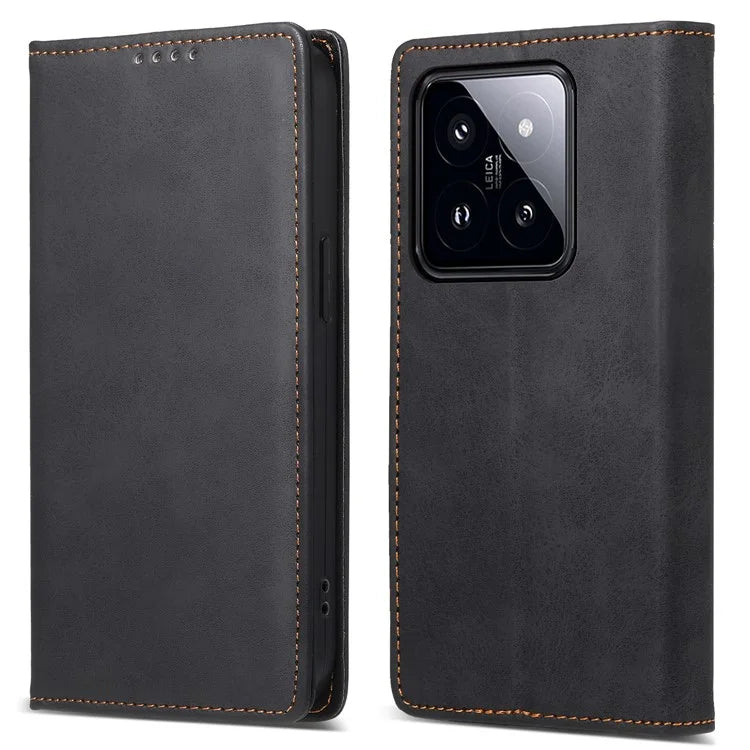 DF-05 For Xiaomi 14 Pro Phone Case RFID Blocking Wallet PU Leather Mobile Phone Cover Shell