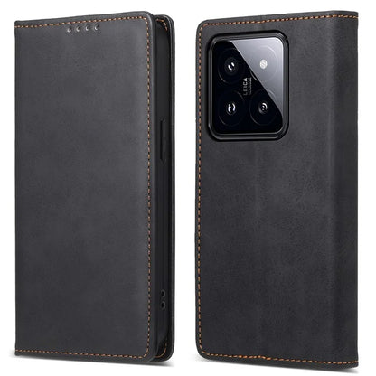 DF-05 For Xiaomi 14 Pro Phone Case RFID Blocking Wallet PU Leather Mobile Phone Cover Shell