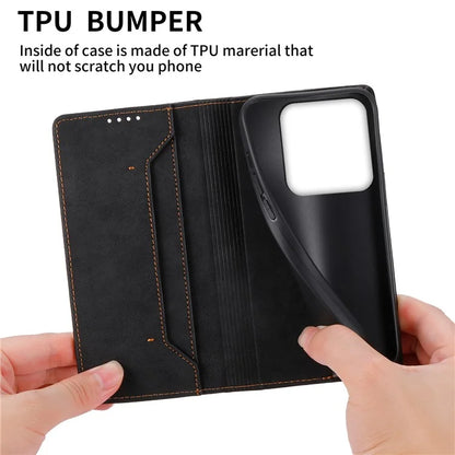 DF-05 For Xiaomi 14 Pro Phone Case RFID Blocking Wallet PU Leather Mobile Phone Cover Shell