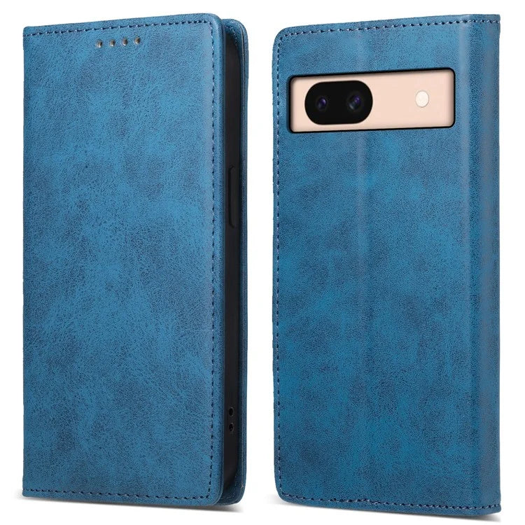 DF-05 For Google Pixel 8a Cell Phone Case RFID Blocking PU Leather Wallet Mobile Phone Cover