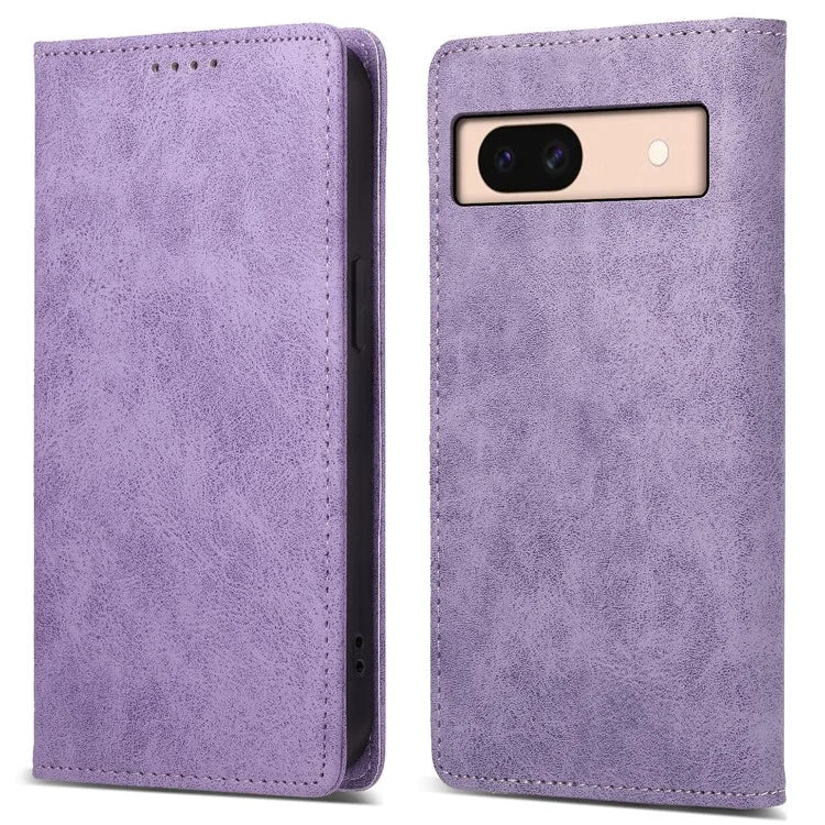 DF-05 For Google Pixel 8a Cell Phone Case RFID Blocking PU Leather Wallet Mobile Phone Cover