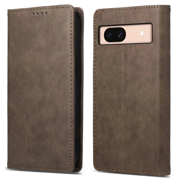 DF-05 For Google Pixel 8a Cell Phone Case RFID Blocking PU Leather Wallet Mobile Phone Cover