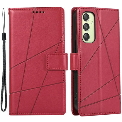 DF-06 Cell Phone Cases for Samsung Galaxy A25 5G (Global) (161.0 x 76.5 x 8.3mm) , Imprinted PU Leather Flip Cover