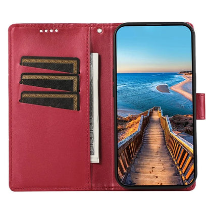 DF-06 Cell Phone Cases for Samsung Galaxy A25 5G (Global) (161.0 x 76.5 x 8.3mm) , Imprinted PU Leather Flip Cover